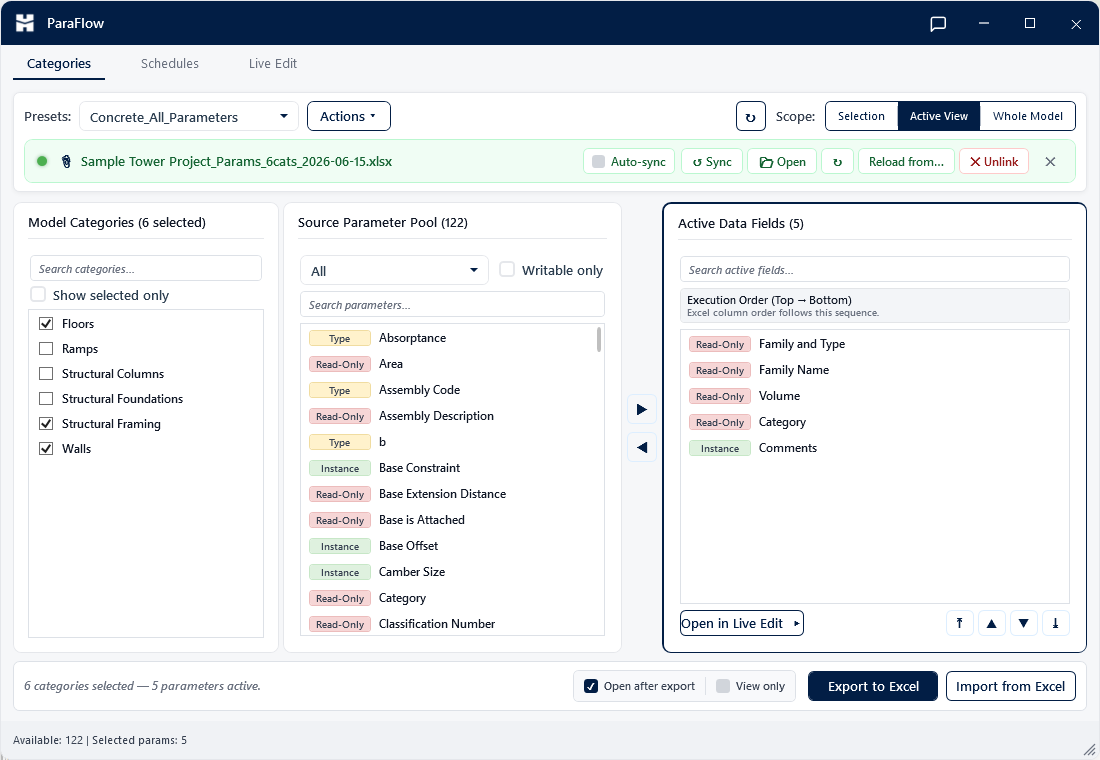 ParaFlow screenshot